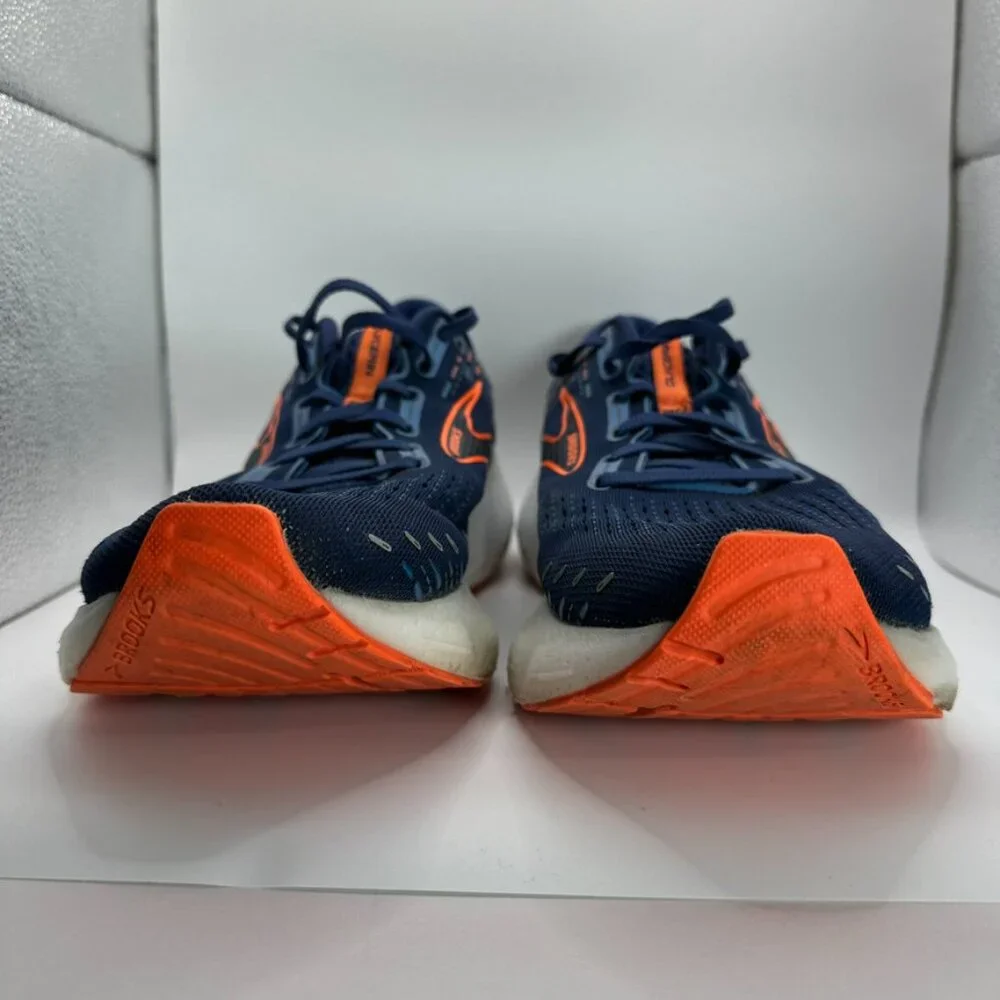 Brooks Glycerin 20 Shoes Mens Size 11.5 Blue Orange‎ Cushionng Running